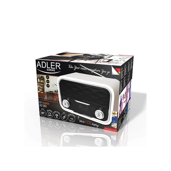 Adler radio in predvajalnik Bluetooth/AUX/FM/SD/USB AD1185 - slika 4