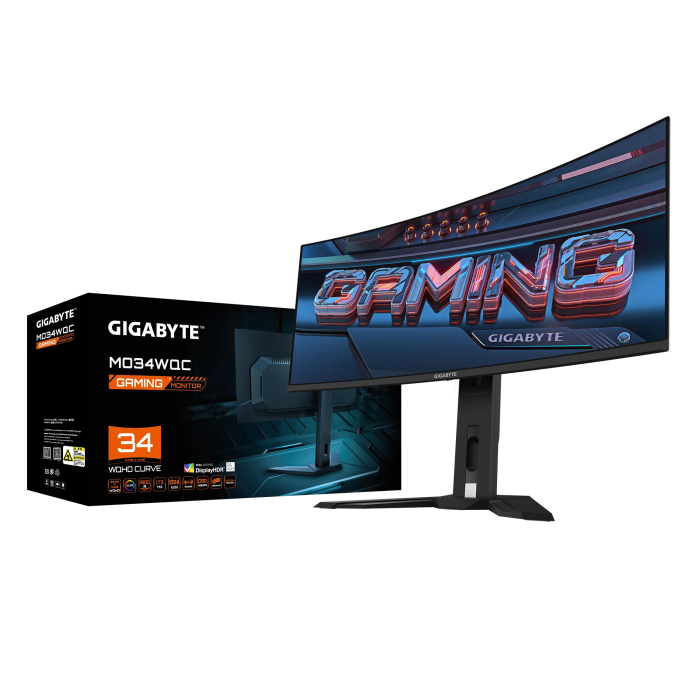 GIGABYTE MO34WQC 34 OLED Gaming WQHD monitor