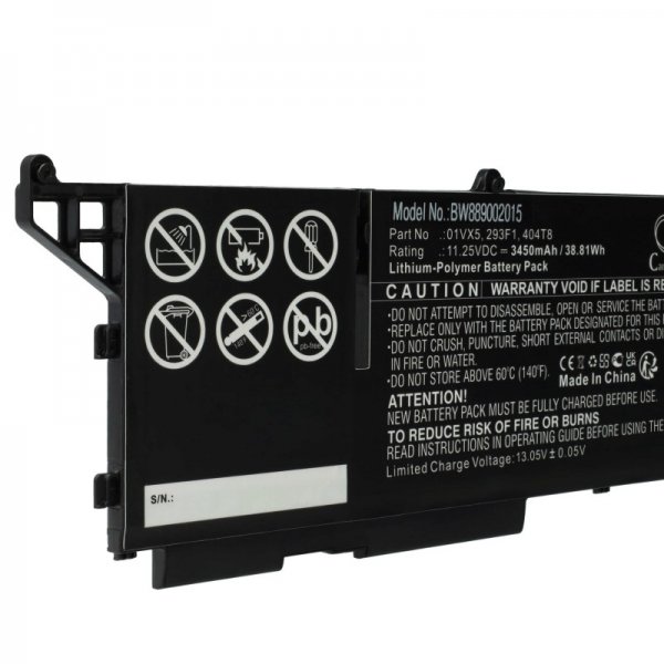 Baterija za Dell Latitude 13 7330, 3450 mAh - slika 2