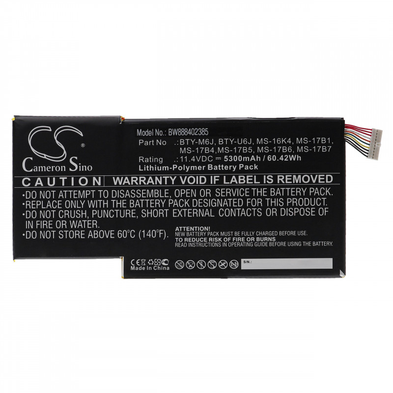 Baterija za MSI GS63 / GS73, 5300 mAh - slika 2