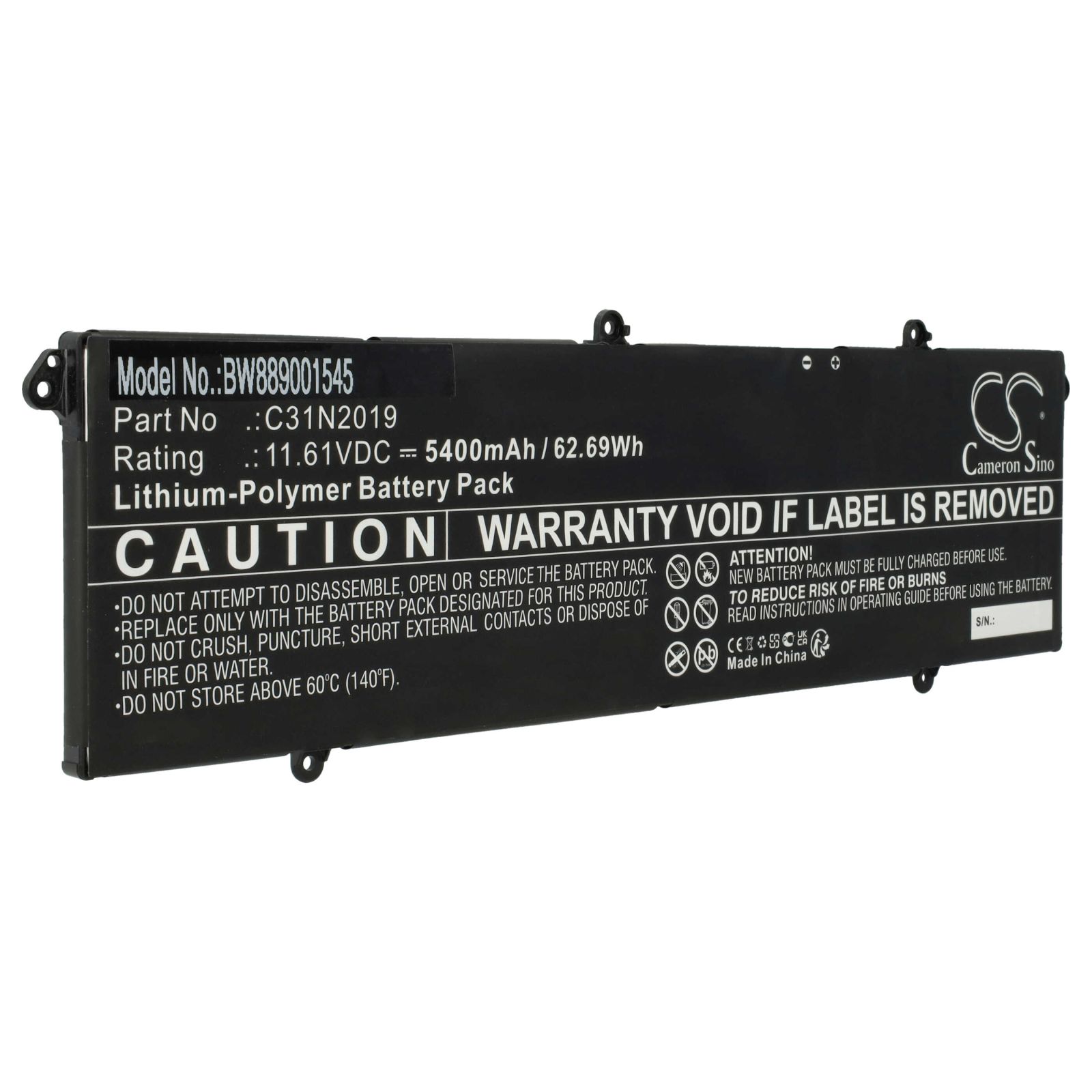 Baterija za Asus VivoBook Pro 14 / Pro 14X / Pro 15, C31N2019, 5400 mAh - slika 3