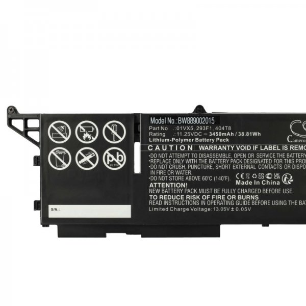 Baterija za Dell Latitude 13 7330, 3450 mAh - slika 5