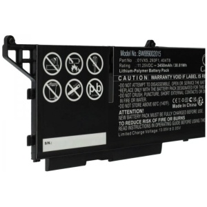 <br><br><b>Opis:</b><br><ul><li>Nadomestna baterija je izdelana po zasnovi in tehnologiji nemškega proizvajalca VHBW, kar zagotavlja odlično kvaliteto<br></li><li>Najsodobnejša tehnologija omogoča veliko ciklov polnjenja in praznjenja<br></li><li>Li-Polymer celice so prijazne okolju, obenem pa zagotavljajo delovanje brez spominskega učinka<br></li><li>Termično stikalo ščiti baterijske celice pred pregrevanjem, prenapolnitvijo in kratkim stikom<br></li><li>Visoka kapaciteta baterije, podaljšan čas delovanja pri mirovanju naprave, zelo počasno samopraznjenje<br></li><li>100% kompatibilnost z originalno baterijo</li><li>Baterijo polnimo z originalnim ali nadomestnim polnilcem</li><li>Certifikati CE in ROHS</li></ul><br><br><p><b>Originalne oznake:</b></p><ul><li>01VX5</li><li>293F1</li><li>404T8<br></li></ul><br><b>Primerno za:</b><p>Dell:</p><br><br><ul><li>Latitude 13 7330, Latitude 7330 Rugged Extreme</li></ul><br><br><b>Lastnosti:</b><ul><li>Proizvajalec: VHBW</li><li>Vrsta: Li-Polymer</li><li>Napetost: 11,25 V</li><li>Kapaciteta: 3.450 mAh (38,81 Wh)</li></ul><br>