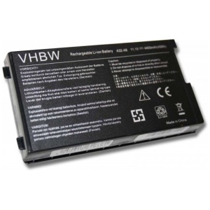 <b>Opis:</b><br><ul><li>Nadomestna baterija je izdelana po zasnovi in tehnologiji nemškega proizvajalca VHBW, kar zagotavlja odlično kvaliteto<br></li><li>Najsodobnejša tehnologija omogoča veliko ciklov polnjenja in praznjenja<br></li><li>Li-Ion celice so prijazne okolju, obenem pa zagotavljajo delovanje brez spominskega učinka<br></li><li>Termično stikalo ščiti baterijske celice pred pregrevanjem, prenapolnitvijo in kratkim stikom<br></li><li>Visoka kapaciteta baterije, podaljšan čas delovanja pri mirovanju naprave, zelo počasno samopraznjenje<br></li><li>100% kompatibilnost z originalno baterijo</li><li>Baterijo polnimo z originalnim ali nadomestnim polnilcem</li><li>Certifikati CE in ROHS</li></ul><br><p><b>Originalne oznake:</b><br></p><ul><li>70-NF51B1000</li><li>90-NF51B1000</li><li>90-NF51B1000Y</li><li>90-NNN1B1000Y</li><li>A32-A8</li><li>A32-F80</li><li>A32-F80A</li><li>A32-F80H</li><li>B991205</li><li>L06C00C</li><li>L3TP</li><li>NB-BAT-A8-NF51B1000</li><li>SN31NP025321</li></ul><br><p><b>Primerno za:</b></p>Asus:<br><ul><li>F50, F50GX, F50SV, F50Z, X61, X61GX, X61S, X61SL, X61W, X61Z, A8, A8A, A8DC, A8E, A8F, A8FM, A8G, A8H, A8HE, A8J, A8JA, A8JC, A8JE, A8JM, A8JN, A8JP, A8JR, A8JS, A8JV, A8LE, A8M, F8SA, A8SC, A8SR, F8SV, A8TC, A8TM, A8000, A8000F, A8000J, A8000JA, A8000JC, A8000JM, F8, F80, F80A, F80H, F80L, F80Q, F80Q-4P031, F80Q-A1, F80Q-X4F, F81, F83, N80, N81, N82, X80, X82, X85C, X85L, X85S, X85SE, X88, Z99, Z99, Z99FM, Z99H, Z99J, Z99JC, Z99JN, Z99JR, Z99SC, PRO6F, PRO61GX, PRO61S, PRO61SF, PRO61SL, PRO61SV, PRO61Z<br></li></ul><br><b>Lastnosti:</b><ul><li>Proizvajalec: VHBW</li><li>Barva: črna</li><li>Vrsta: Li-Ion</li><li>Napetost: 11,1 V</li><li>Kapaciteta: 4.400 mAh (49 Wh)</li><li>Število celic: 6</li></ul><br>
