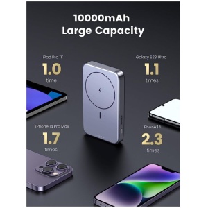 Ugreen magnetna baterija z zložljivim stojalom 10.000mAh PD 20w