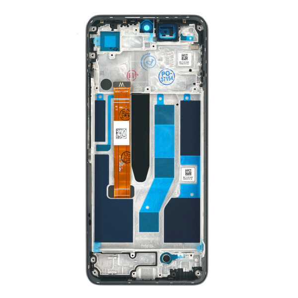 Steklo in LCD zaslon za Realme 10 Pro, originalno (OEM), črno - slika 2