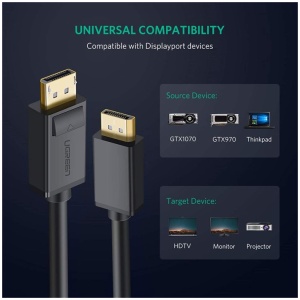 Ugreen 4K DisplayPort kabel 5M - box