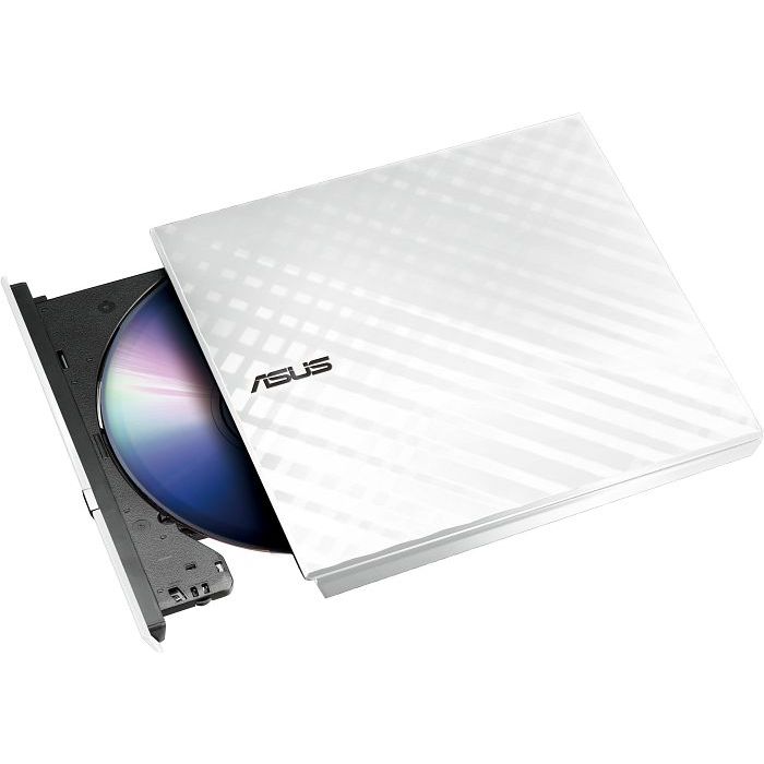 ASUS SDRW-08D2S-U LITE DVD+/-RW 8X USB slim zunanji zapisovalnik - bel - slika 2