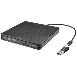 Sandberg USB-C/A DVD Drive zunanji DVD-pogon