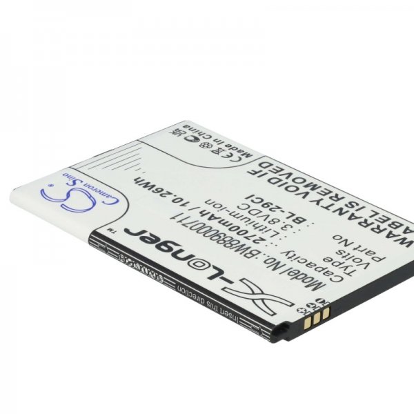 Baterija za Nokia C10 / C20 / C21, 2700 mAh - slika 3
