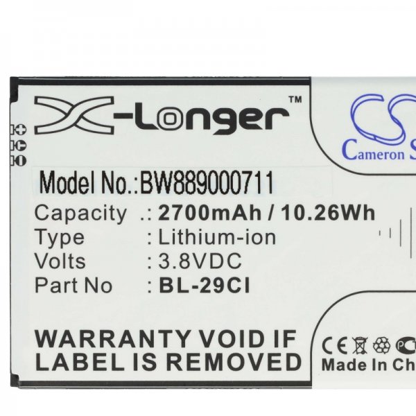 Baterija za Nokia C10 / C20 / C21, 2700 mAh - slika 4