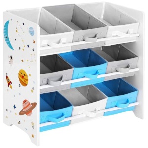 SONGMICS otroški regal za shranjevanje igrač in knjig, GKR33WT | E-specialisti.si