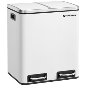 SONGMICS kuhinjski koš za smeti, 2 x 15 L | E-specialisti.si