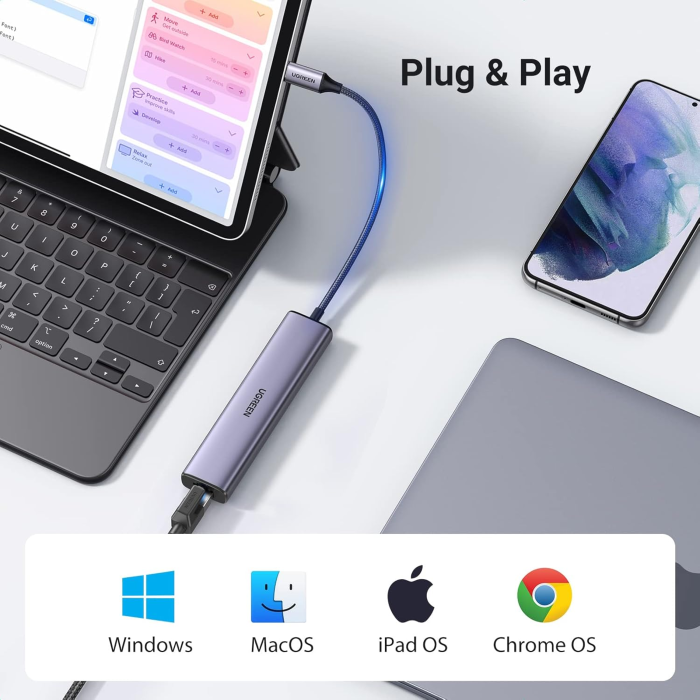 Ugreen 4 v 1 USB-C Hub - slika 2