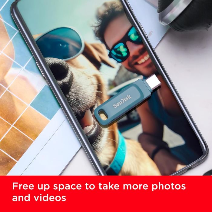 SanDisk USB 128GB Ultra Dual Drive Go USB Type-C 400MB/s moder - slika 2