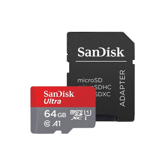 SanDisk Ultra microSDXC 64GB + SD Adapter 140MB/s A1 Class 10 UHS-I - slika 2