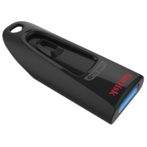 SanDisk Ultra USB spominski ključek 256GB USB 3.0 črn