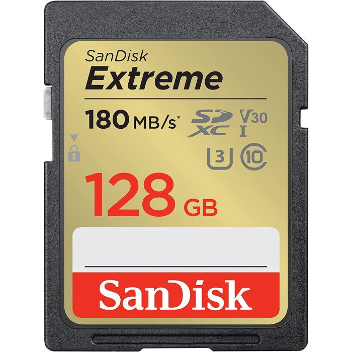SanDisk Extreme 128GB SDXC spominska kartica + 1 leto RescuePRO Deluxe do180MB/s & 90MB/s branje/zap - slika 3
