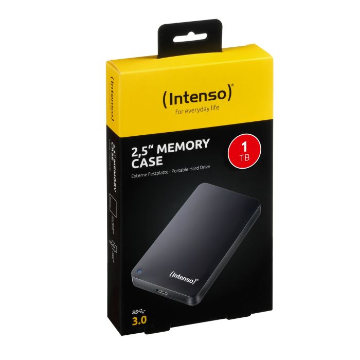 Intenso zunanji disk 1TB 2,5 Memory Case USB 3.0 - Črn - slika 3