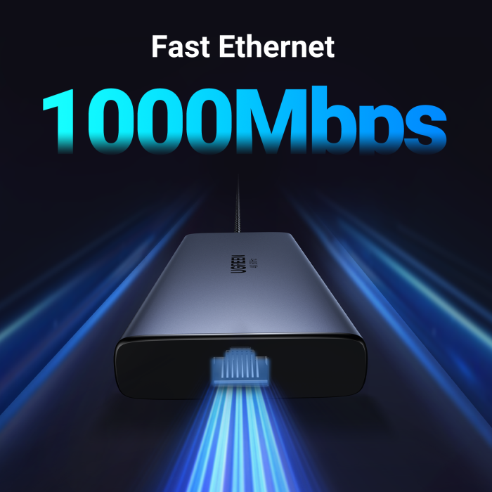 Ugreen 10v1 USB-C priklopna postaja s 100W PD vhodom - slika 4