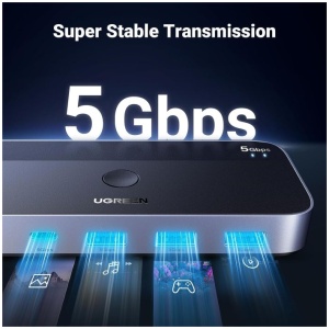 UGREEN USB 3.0 stikalo za 2 računalnika