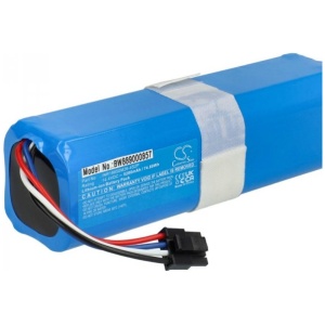 <p>Odlična nadomestna baterija, ki bo vašemu robotskemu sesalniku omogočila nemoteno delovanje. </p><b>Opis:</b><br><ul><li>Nadomestna baterija je izdelana po zasnovi in tehnologiji nemškega proizvajalca VHBW, kar zagotavlja odlično kvaliteto<br></li><li>Najsodobnejša tehnologija omogoča veliko ciklov polnjenja in praznjenja<br></li><li>Li-Ion celice so prijazne okolju, obenem pa zagotavljajo delovanje brez spominskega učinka<br></li><li>Termično stikalo ščiti baterijske celice pred pregrevanjem, prenapolnitvijo in kratkim stikom<br></li><li>Visoka kapaciteta baterije, podaljšan čas delovanja pri mirovanju naprave, zelo počasno samopraznjenje<br></li><li>100% kompatibilnost z originalno baterijo</li><li>Baterijo polnimo z originalnim ali nadomestnim polnilcem</li><li>Certifikati CE in ROHS</li></ul><br><br><p><b>Originalne oznake:</b><br></p><ul><li><li>INR18650M26-4S2P</li><li>INR18650 M26-4S2P</li><li>D080-4S2P</li></li></ul><br><p><b>Primerno za:</b></p>Eufy:<br><ul><li>RoboVac L70 Hybrid, RoboVac L70 Hybrid T2190, RoboVac L70 Hybrid T2190G21<br></li></ul><br>360:<br><ul><li>X90, X95, S9, S6 Pro</li></ul><br><b>Lastnosti:</b><ul><li>Proizvajalec: VHBW</li><li>Barva: modra</li><li>Vrsta: Li-Ion</li><li>Napetost: 14,4 V</li><li>Kapaciteta: 5.200 mAh (74,88 Wh)</li></ul><br>
