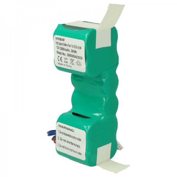 Baterija za iRobot Roomba Combo, Ni-MH, 3000 mAh - slika 3