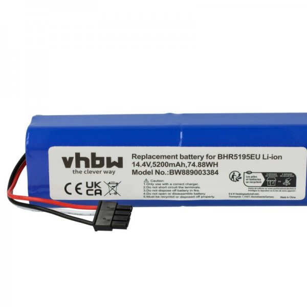 Baterija za Xiaomi Mi Robot Vacuum Mop 2 Ultra, 5200 mAh - slika 4