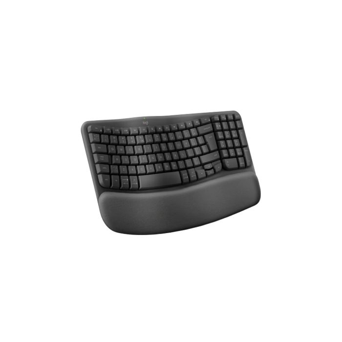 Logitech brezžična tipkovnica ergonomska Wave Keys črna SLO gravura - slika 2
