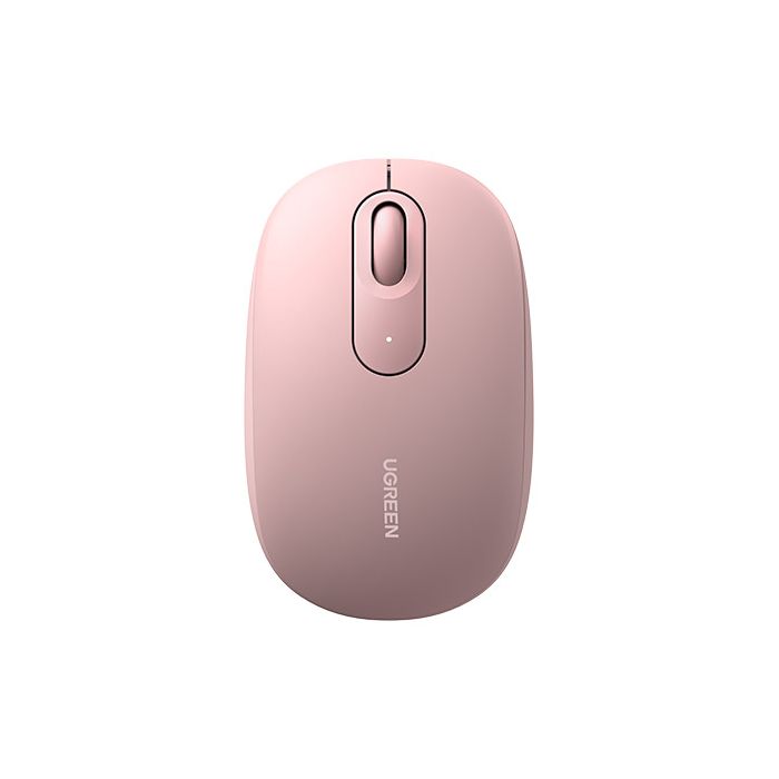 Ugreen 90686 brezžična miška 2.4G - roza - slika 2