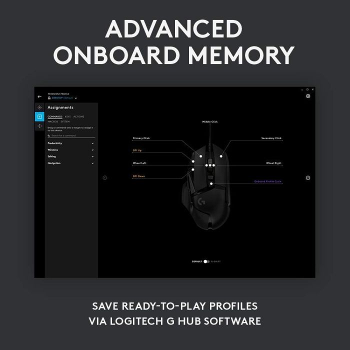 Logitech Gaming miška G502 Hero LED - slika 3