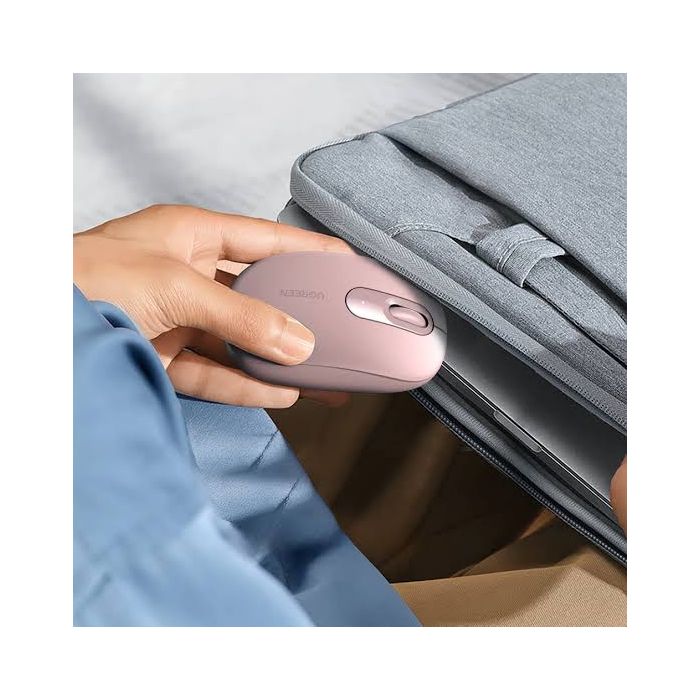 Ugreen 90686 brezžična miška 2.4G - roza - slika 3