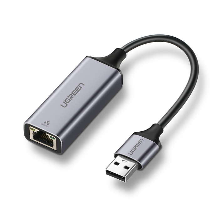 Ugreen USB 3.0 Gigabit Ethernet Adapter mrežna kartica siv - box - slika 2