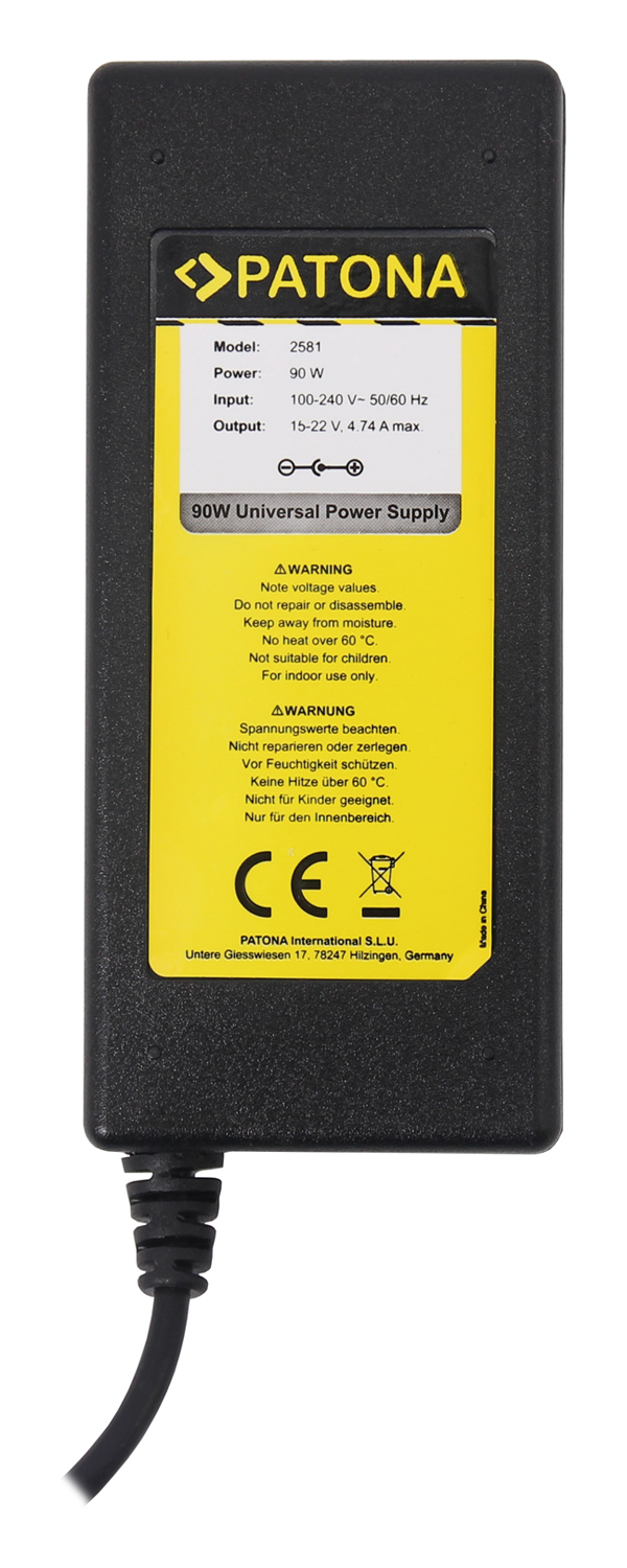 Polnilec za prenosnike, univerzalni, 90W / 18.5V-20V - slika 4