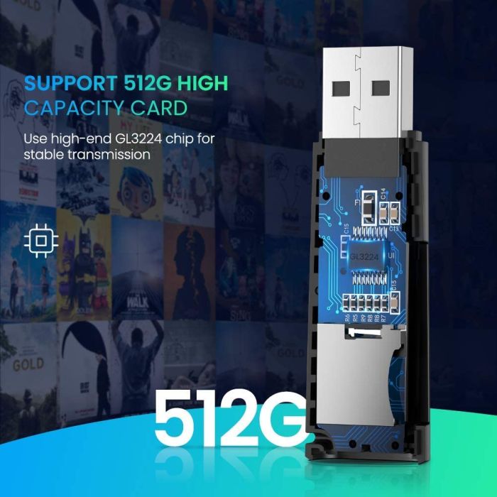 Ugreen Čitalec kartic SD/microSD USB 3.0 - box - slika 4