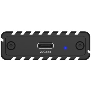 IcyBox IB-1917M-C32a ohišje za 1x M.2 NVMe SSD z USB-C 3.2 Gen 2x2 do 20 Gbit/s