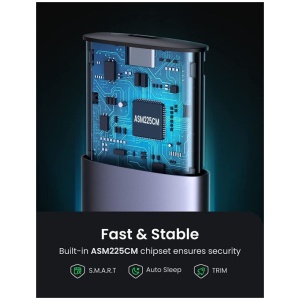 Ugreen M.2 NVMe SSD USB B-Key & M+B Key ohišje za disk