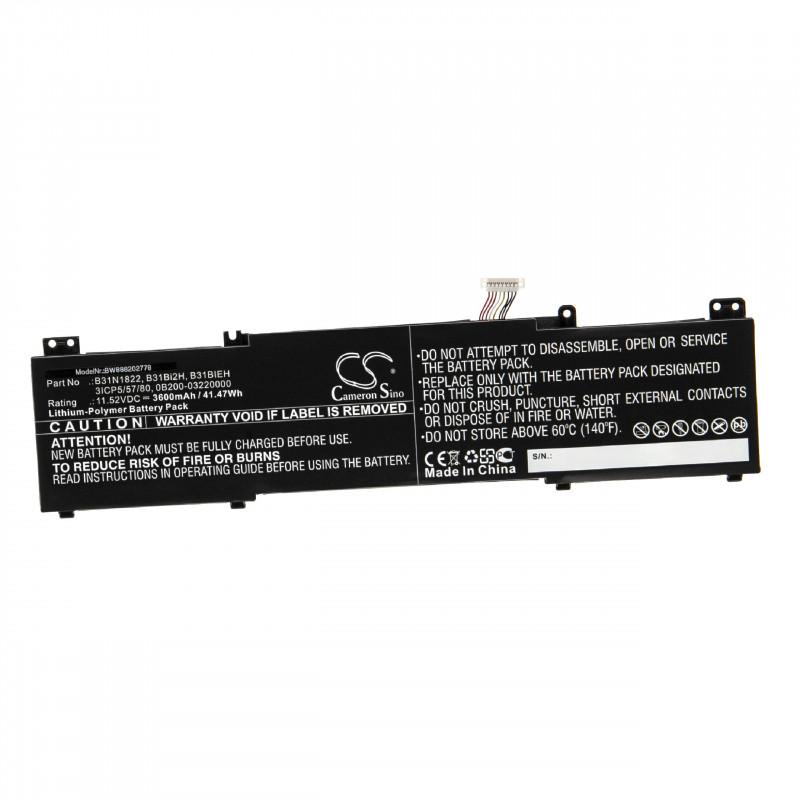 Baterija za Asus Flip 14 UM462DA / UX462DA, B31N1822, 3600 mAh - slika 2