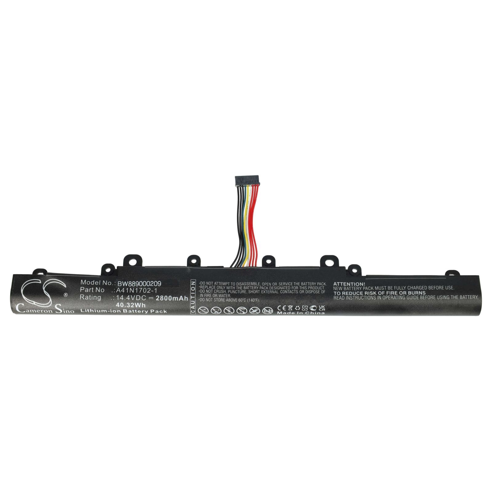 Baterija za Asus P1440 / P1448 / PE434, A41N1702-1, 2800 mAh - slika 3
