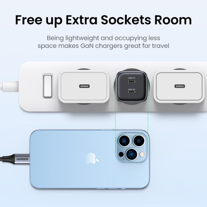 Ugreen Nexode 45W USB C Polnilnik GaN II PD 3.0 - slika 2