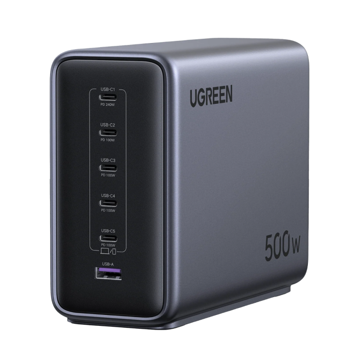 Ugreen Nexode 500W GaN 6-portni USB polnilec - slika 2