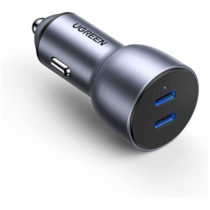 Ugreen avtopolnilec 2xUSB-C QC 3.0 40W - box