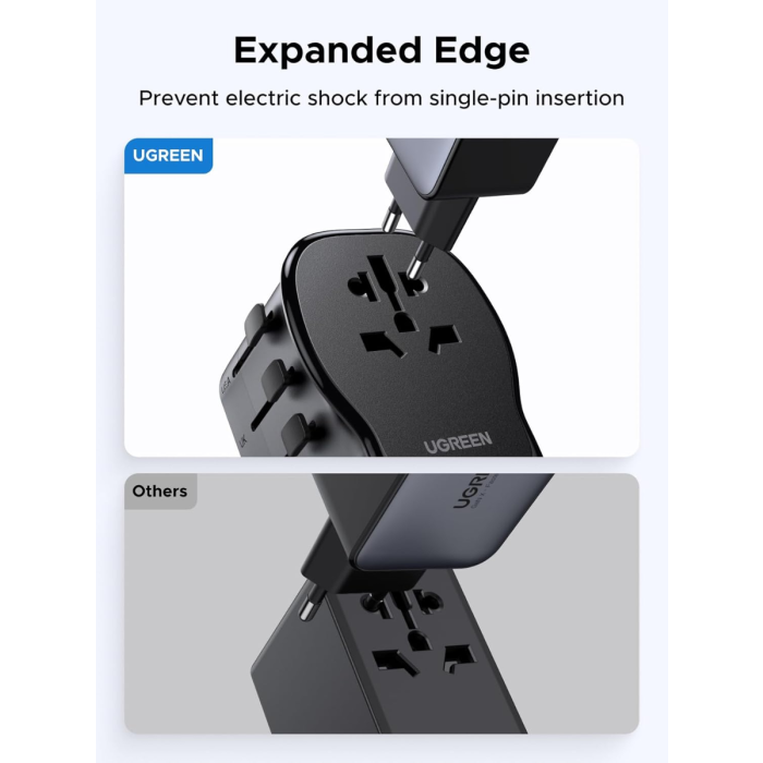 Ugreen 65W univerzalni potovalni adapter - slika 4