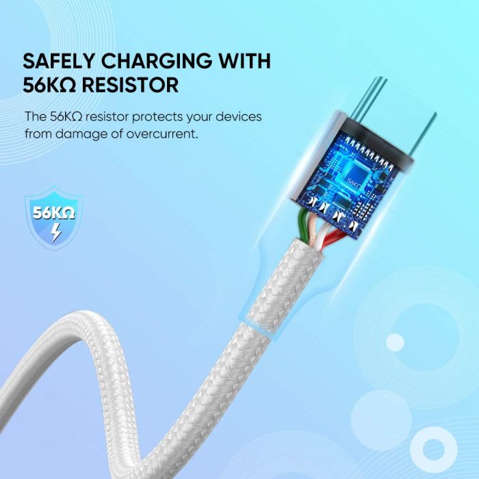 UGREEN USB 2.0 A na USB-C kabel 0.25m (bel) - polybag - slika 4