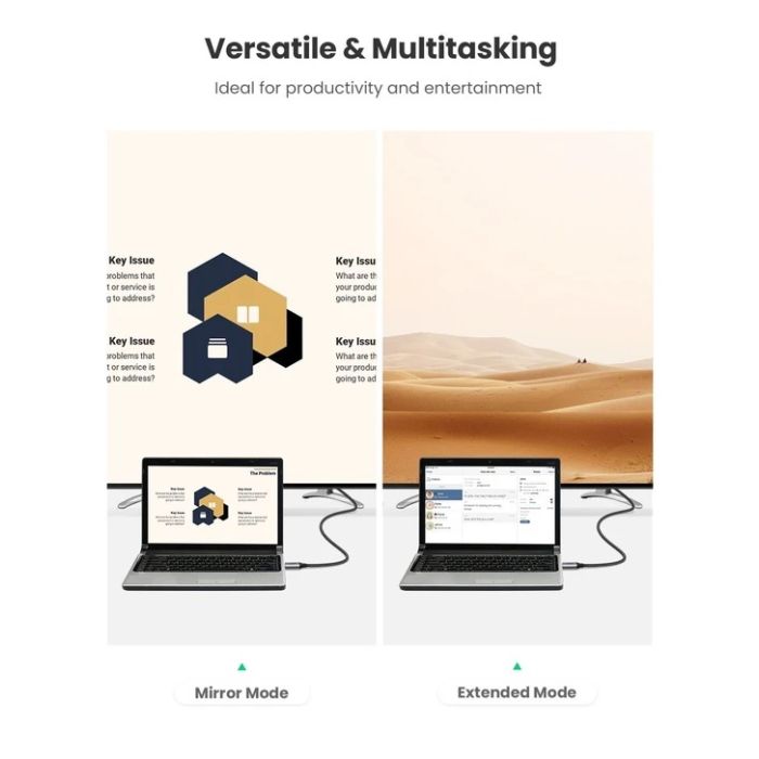 Ugreen USB-C na HDMI kabel 1.5m 4K@60Hz - box - slika 3