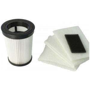 <br><p>Komplet nadomestnih filtrov za robotske sesalnike Dirt Devil.</p><p><b>Vsebina kompleta:</b></p><ul><li>1 x lamelni filter (višina 9,6 cm, premer zgoraj 6,0 cm, premer spodaj 7,6 cm, premer odprtine 4,8 cm)</li><li>1 x predmotorni filter (6,5 cm x 4,0 cm x 0,4 cm)</li><li>2 x zamotorni filter</li></ul><br><p><b>Originalne oznake:</b></p><br><ul><li>2828001</li></ul><br><p><b>Primerno za:</b></p>Dirt Devil: <br><ul><li>M2827, M2827-1, M2827-2, M2827-3, M2827-4, M2827-5, M2827-6, M2827-7, M2827-8, M2827-9, M2828, M2828-1, M2828-2, M2828-3, M2828-4, M2829, M2829-1, M2829-2, M2829-3<br></li></ul><br><br><b>Lastnosti:</b><ul><li>Proizvajalec: VHBW</li><li>Barva: bela/črna</li></ul><br>