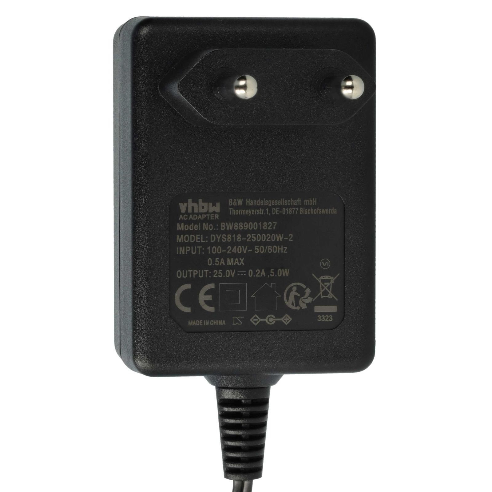 Polnilec za sesalnike Bosch BBH21621 / BBH216RIB, 5W, 25V, 0.2A - slika 4