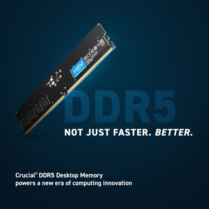 Crucial 16GB DDR5-4800 UDIMM PC5-38400 CL40