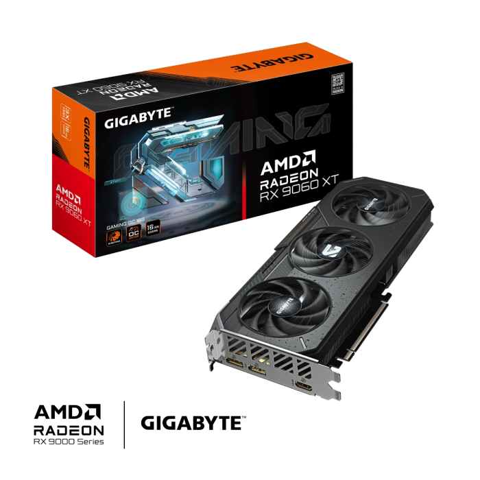 Grafična kartica GIGABYTE Radeon RX 9060 XT GAMING OC 16G