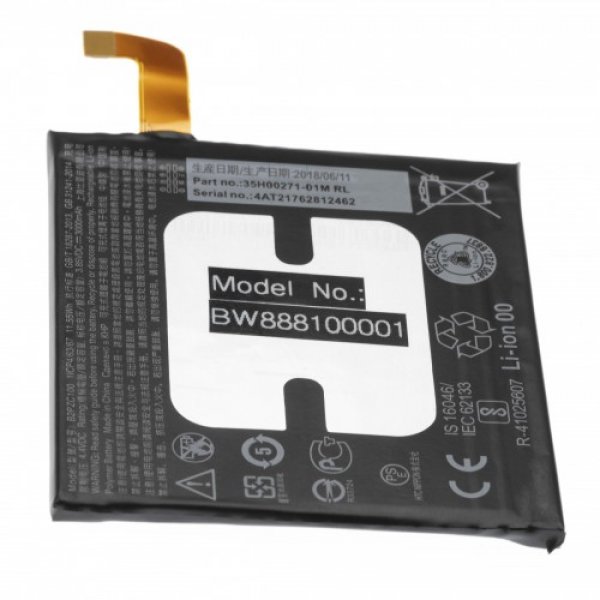 Opis:Nadomestna baterija je izdelana po zasnovi in tehnologiji nemškega proizvajalca VHBW, kar zagotavlja odlično kvalitetoNajsodobnejša tehnologija omogoča veliko ciklov polnjenja in praznjenjaLi-Polymer celice so prijazne okolju, obenem pa zagotavljajo delovanje brez spominskega učinkaTermično stikalo ščiti baterijske celice pred pregrevanjem, prenapolnitvijo in kratkim stikomVisoka kapaciteta baterije, podaljšan čas delovanja pri mirovanju naprave, zelo počasno samopraznjenje100% kompatibilnost z originalno baterijoBaterijo polnimo z originalnim ali nadomestnim polnilcemCertifikati CE in ROHSOriginalne oznake:35H00271-00MB2PZC100Primerno za:HTC:U11, U11 TD-LTE, 2PZC, 2PZC100, 601HT, U-3f, U-3u, U-3wLastnosti:Proizvajalec: VHBWVrsta: Li-PolymerNapetost: 3,85 VKapaciteta: 2.500 mAh (9,63 Wh)